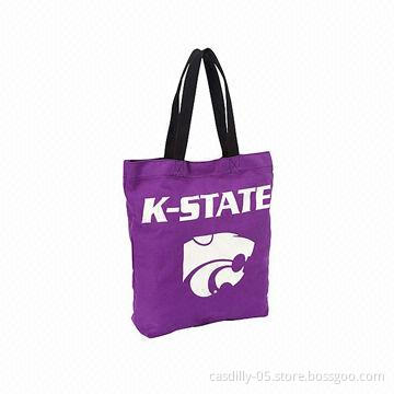 Shopping bag with hook-and-loop closure